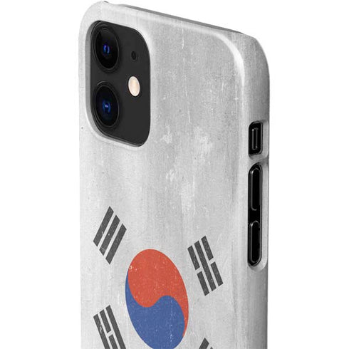 South Korean Flag Distressed iPhone 12 Mini Lite Case